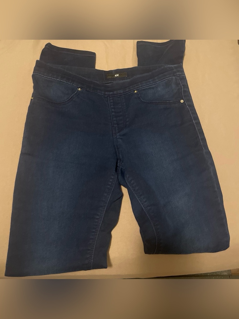 H&M Women’s Dark Blue Stretch Jeggings